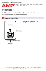 Предварительный просмотр 5 страницы AMP Lighting AFL-401-LI-A-BZ Series Installation & Maintenance Manual