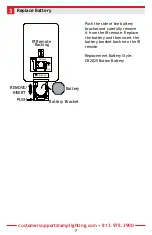 Предварительный просмотр 7 страницы AMP Lighting AFL-401-LI-A-BZ Series Installation & Maintenance Manual