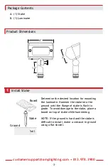 Предварительный просмотр 3 страницы AMP Lighting AFL-4010-4-B-BZ Installation & Maintenance Manual