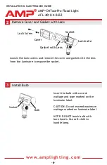 Предварительный просмотр 4 страницы AMP Lighting AFL-4010-4-B-BZ Installation & Maintenance Manual