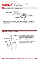 Предварительный просмотр 5 страницы AMP Lighting AFL-4010-4-B-BZ Installation & Maintenance Manual