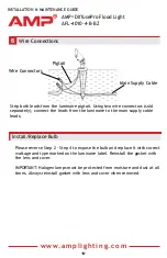 Предварительный просмотр 6 страницы AMP Lighting AFL-4010-4-B-BZ Installation & Maintenance Manual