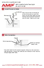 Предварительный просмотр 5 страницы AMP Lighting AFL-4011-4-B-BZ Installation & Maintenance Manual