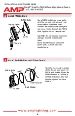 Предварительный просмотр 4 страницы AMP Lighting AFL-4015-4-B-BZ Installation & Maintenance Manual