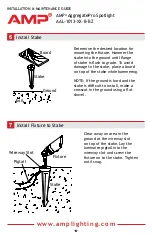 Предварительный просмотр 6 страницы AMP Lighting AggregatePro AAL-1013 B-BZ Series Installation & Maintenance Manual