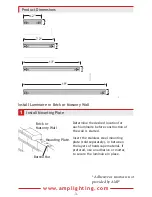 Предварительный просмотр 3 страницы AMP Lighting AHS-67 Series Installation & Maintenance Manual