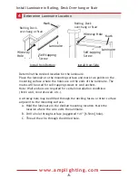 Предварительный просмотр 5 страницы AMP Lighting AHS-67 Series Installation & Maintenance Manual