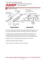 Предварительный просмотр 6 страницы AMP Lighting AHS-67 Series Installation & Maintenance Manual