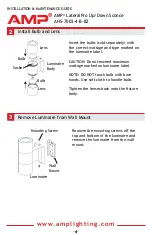 Preview for 4 page of AMP Lighting AHS-7003-4-B-BZ Installation & Maintenance Manual