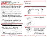 Предварительный просмотр 2 страницы AMP Lighting AHS-7004-4-B-BZ Installation & Maintenance Manual