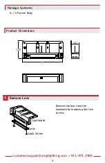 Предварительный просмотр 3 страницы AMP Lighting AHS-7006-X-B-BZ Series Installation & Maintenance Manual