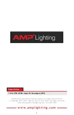 Предварительный просмотр 5 страницы AMP Lighting APL-3012-B-BZ Installation & Maintenance Manual