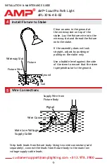 Предварительный просмотр 5 страницы AMP Lighting APL-3016-4-B-BZ Installation & Maintenance Manual