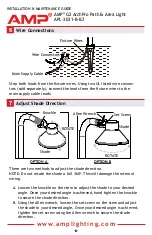 Предварительный просмотр 6 страницы AMP Lighting APL-3031-B-BZ Installation & Maintenance Manual