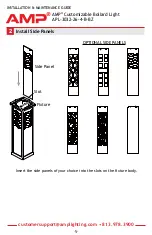 Предварительный просмотр 5 страницы AMP Lighting APL-3032-26-4-B-BZ Installation & Maintenance Manual