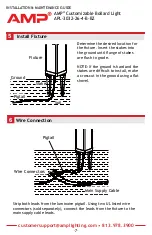 Предварительный просмотр 7 страницы AMP Lighting APL-3032-26-4-B-BZ Installation & Maintenance Manual