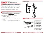 Предварительный просмотр 2 страницы AMP Lighting ASAL-1025-B-BZ Installation & Maintenance Manual