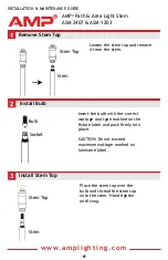 Предварительный просмотр 4 страницы AMP Lighting ASM-2407 Installation & Maintenance Manual