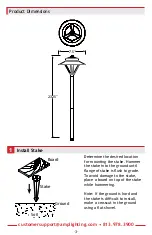 Предварительный просмотр 3 страницы AMP Lighting ASPL-1027-25-B-BZ Installation & Maintenance Manual