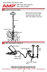 Предварительный просмотр 4 страницы AMP Lighting ASPL-1027-25-B-BZ Installation & Maintenance Manual
