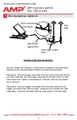 Предварительный просмотр 5 страницы AMP Lighting ASPL-1027-25-B-BZ Installation & Maintenance Manual