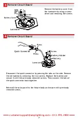 Предварительный просмотр 7 страницы AMP Lighting ASPL-3028 Series Installation & Maintenance Manual