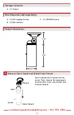 Предварительный просмотр 3 страницы AMP Lighting AviatorPro Installation & Maintenance Manual