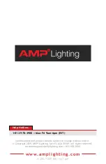 Предварительный просмотр 8 страницы AMP Lighting AWL-710IR-X-BBZ Series Installation & Maintenance Manual