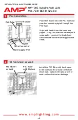 Предварительный просмотр 4 страницы AMP Lighting AWL-712IR-BBZ Installation & Maintenance Manual