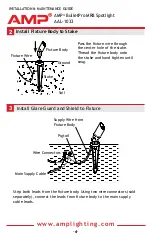 Предварительный просмотр 4 страницы AMP Lighting BulletPro MR8 Installation & Maintenance Manual