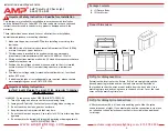 Предварительный просмотр 2 страницы AMP Lighting DecoPro ADL-2012-4-B-BZ Installation & Maintenance Manual