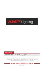 Предварительный просмотр 5 страницы AMP Lighting EscherPro AAL-1023 Series Installation & Maintenance Manual