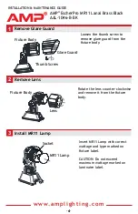 Предварительный просмотр 4 страницы AMP Lighting EscherPro MR11 Installation & Maintenance Manual