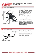 Предварительный просмотр 6 страницы AMP Lighting EscherPro MR11 Installation & Maintenance Manual