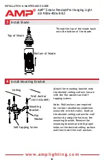 Предварительный просмотр 6 страницы AMP Lighting Estate PendantPro ASI-9006-4036-B-BZ Installation & Maintenance Manual