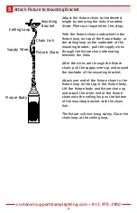 Предварительный просмотр 7 страницы AMP Lighting Estate PendantPro ASI-9006-4036-B-BZ Installation & Maintenance Manual