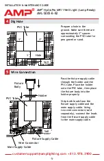 Предварительный просмотр 5 страницы AMP Lighting HydraPro AWL-5005-B-BZ Installation & Maintenance Manual