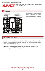 Предварительный просмотр 6 страницы AMP Lighting HydraPro AWL-5005-B-BZ Installation & Maintenance Manual