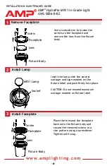 Предварительный просмотр 4 страницы AMP Lighting HydraPro AWL-5006-B-BZ Installation & Maintenance Manual