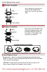 Предварительный просмотр 7 страницы AMP Lighting HydraPro AWL-5006-B-BZ Installation & Maintenance Manual