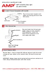 Предварительный просмотр 5 страницы AMP Lighting InfusePro Step Light Installation & Maintenance Manual