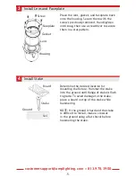 Preview for 5 page of AMP Lighting MR16 HydraPro Installation & Maintenance Manual