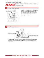 Preview for 6 page of AMP Lighting MR16 HydraPro Installation & Maintenance Manual