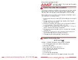 Предварительный просмотр 2 страницы AMP Lighting ONE HydraPro AWL-700IR-25-BBZ Installation & Maintenance Manual