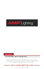 Предварительный просмотр 5 страницы AMP Lighting ONE HydraPro AWL-700IR-25-BBZ Installation & Maintenance Manual