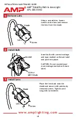 Предварительный просмотр 4 страницы AMP Lighting PetalPro APl-3033-B-BZ Installation & Maintenance Manual
