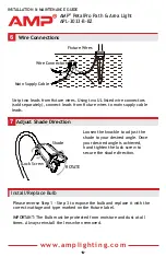 Предварительный просмотр 6 страницы AMP Lighting PetalPro APl-3033-B-BZ Installation & Maintenance Manual