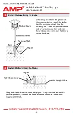 Предварительный просмотр 5 страницы AMP Lighting PillarPro APL-3019-4-B-BZ Installation & Maintenance Manual