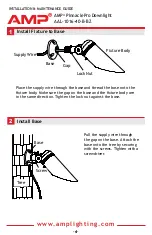 Предварительный просмотр 4 страницы AMP Lighting PinnaclePro AAL-1016-40-B-BZ Installation & Maintenance Manual