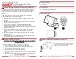 Предварительный просмотр 2 страницы AMP Lighting PinnaclePro AAL-1017-4-B-BZ Installation & Maintenance Manual